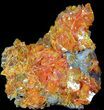 Bright Orange Wulfenite Cluster - Rowley Mine, AZ #39138-3